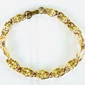 Sara Cov Gold-Tone Chain Bracelet